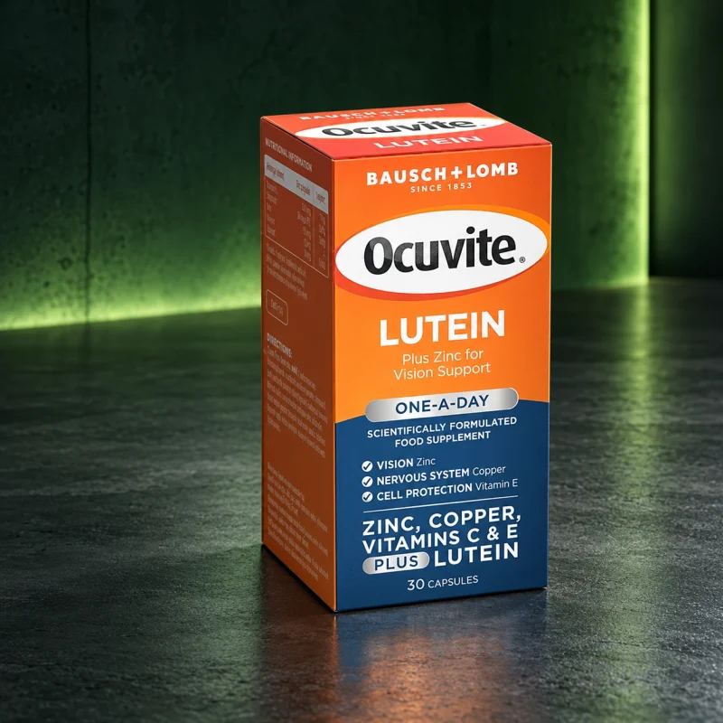 Ocuvite Lutein Eye Supplement Capsules, 1 Capsule per Day