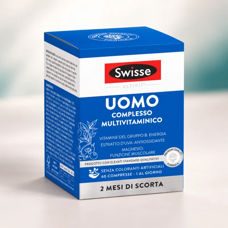 Swisse Multivitaminico Uomo, 60 capsule
