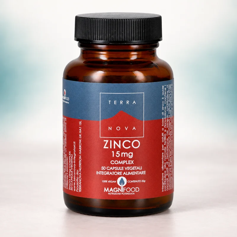 Terranova Complesso di Zinco 15 mg, 50 capsule vegetali